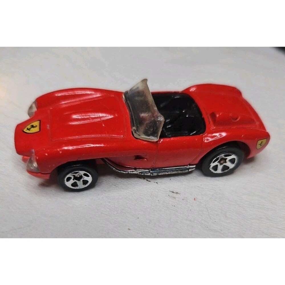 1990 Hot Wheels FERRARI 250 TR Red Black Interior Thailand